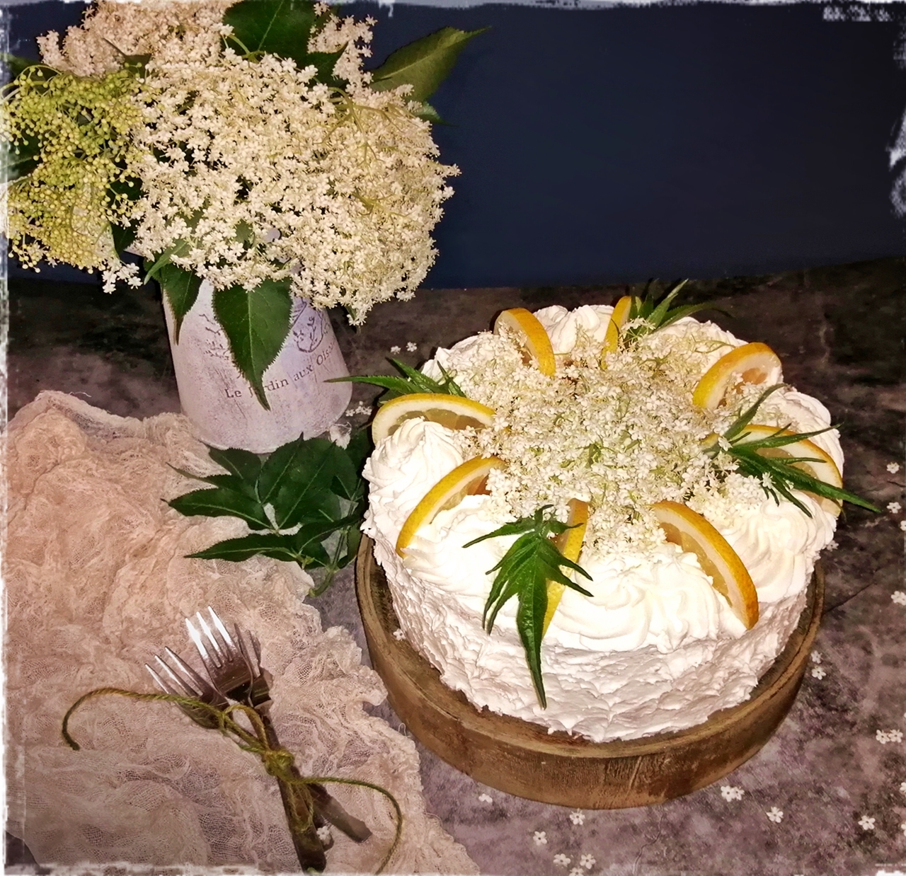 Citromos mascarponés bodza torta